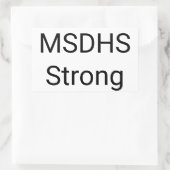 Sticker Rectangulaire Marjory Stoneman Douglas High School (Sac)