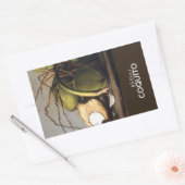 Sticker Rectangulaire Marketing Classique Coquito Coco (Enveloppe)