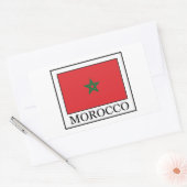 Sticker Rectangulaire Maroc (Enveloppe)
