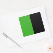 Sticker Rectangulaire Marqueurs du drapeau Neutrois (Enveloppe)