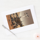 Sticker Rectangulaire Mars Rover (Enveloppe)