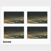 Sticker Rectangulaire Martin Johnson Heade - Vers la tempête (Feuille)
