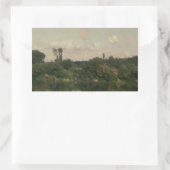 Sticker Rectangulaire Martin Rico y Ortega - Sur la Seine (Sac)