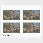 Sticker Rectangulaire Martin Rico y Ortega - Un canal à Venise (Feuille)