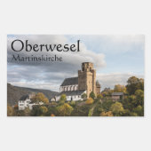 Sticker Rectangulaire Martinskirche Oberwesel (Devant)