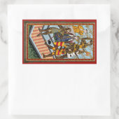 Sticker Rectangulaire Martyre de saint Thomas Becket (M 031) (Sac)