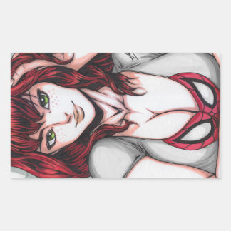 Sticker Rectangulaire Mary Jane Watson
