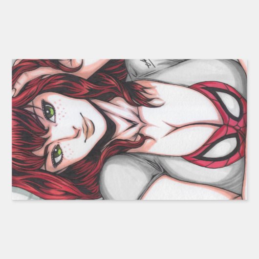 Sticker Rectangulaire Mary Jane Watson (Devant)