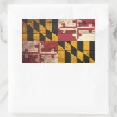Sticker Rectangulaire Maryland State (Sac)