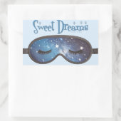 Sticker Rectangulaire Masque de visage Sweet Dreams (Sac)