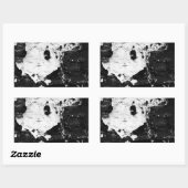 Sticker Rectangulaire masques de destruction (Feuille)
