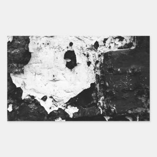 Sticker Rectangulaire masques de destruction