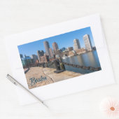 Sticker Rectangulaire Massachusetts de Boston (Enveloppe)