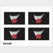 Sticker Rectangulaire Massacre de Machete (Feuille)