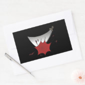 Sticker Rectangulaire Massacre de Machete (Enveloppe)