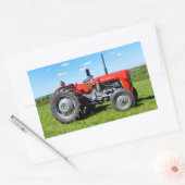 Sticker Rectangulaire Massey Ferguson 35 tractor (Enveloppe)