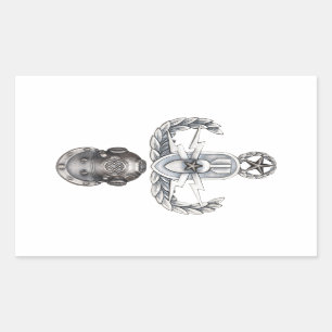 Sticker Rectangulaire Master EOD 2e classe