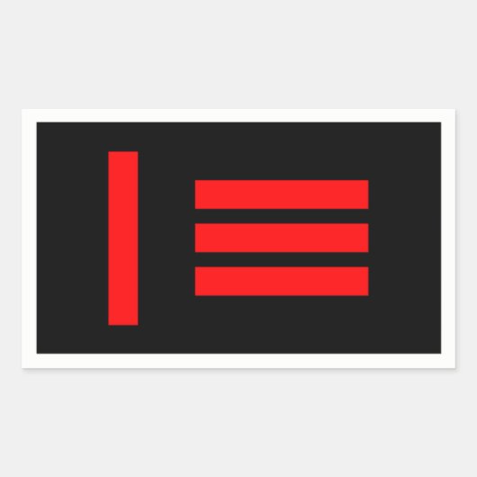 Sticker Rectangulaire Master/slave (Devant)