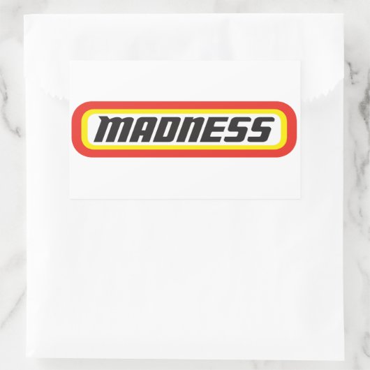 Sticker Rectangulaire Matchbox ? Folie ! (Sac)