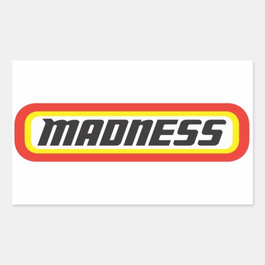 Sticker Rectangulaire Matchbox ? Folie ! (Devant)