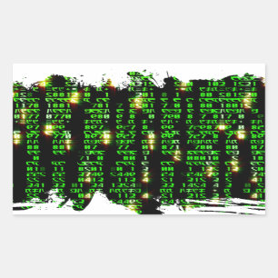 Sticker Rectangulaire Matrice