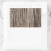 Sticker Rectangulaire Matrices de Weathered Wood (Sac)