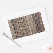 Sticker Rectangulaire Matrices de Weathered Wood (Enveloppe)