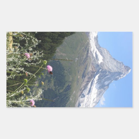 Sticker Rectangulaire Matterhorn Mountain (Devant)