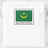 Sticker Rectangulaire Mauritanie (Sac)