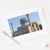 Sticker Rectangulaire Mausolée d'Amir Timur - Samarkand, Ouzbékistan (Enveloppe)