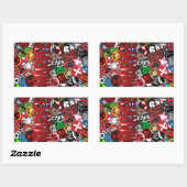 Sticker Rectangulaire Maximalisme Marvel (Feuille)