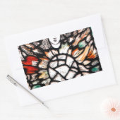 Sticker Rectangulaire Méditation en couleurs (Enveloppe)