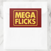STICKER RECTANGULAIRE MÉGA FLICKS (Sac)