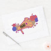 Sticker Rectangulaire Megaphone Logo (simple autocollants) (Enveloppe)
