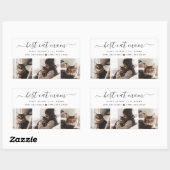 Sticker Rectangulaire Meilleur Chat Maman : Custom Mother's Day Photo de (Feuille)