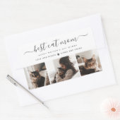 Sticker Rectangulaire Meilleur Chat Maman : Custom Mother's Day Photo de (Enveloppe)
