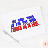 Sticker Rectangulaire Meilleur esclave (Enveloppe)
