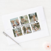 Sticker Rectangulaire Meilleure Grand-mère du Monde Collage de Photos –  (Enveloppe)