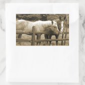 Sticker Rectangulaire Meilleurs amis (Sac)