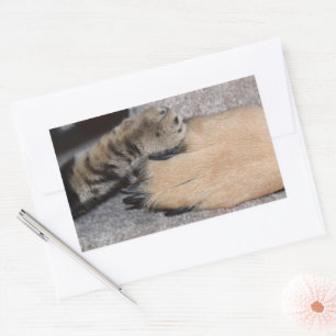 Sticker Rectangulaire Meilleurs amis pour toujours par Shirley Taylor
