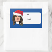 STICKER RECTANGULAIRE MELANIA TRUMP (Sac)