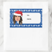 STICKER RECTANGULAIRE MELANIA TRUMP (Sac)