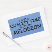 Sticker rectangulaire Melodeon Time Quality (Enveloppe)