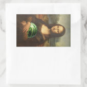 Sticker Rectangulaire Melona Lisa (Sac)