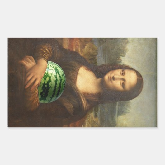 Sticker Rectangulaire Melona Lisa (Devant)