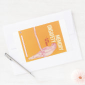 Sticker Rectangulaire Mémoire L'insécurité est pour l'autocollant Oiseau (Enveloppe)