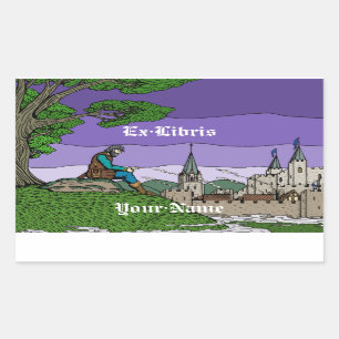 Sticker Rectangulaire Mémoires de la plaque d'immatriculation Camelot