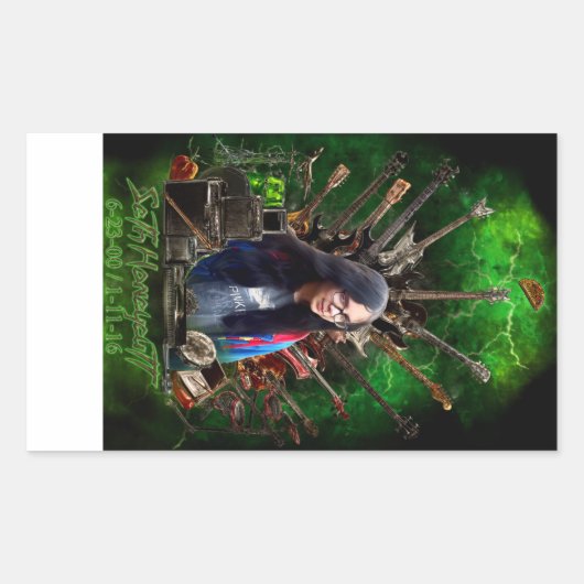 Sticker Rectangulaire Mémorial de Seth Honeycutt (Devant)