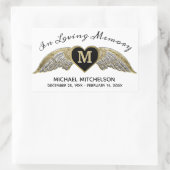 Sticker Rectangulaire Mémorial personnalisé (Sac)