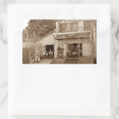 Sticker Rectangulaire Men Club Fox River Club 1880 Fishing Elgin (Sac)